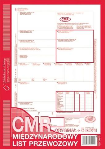 CMR Międzynarodowy list przewozowy 800-3