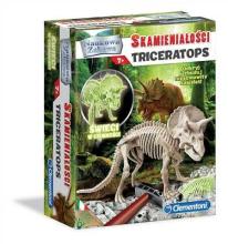 Naukowa zabawa. Skamieniałości Triceratops fluores