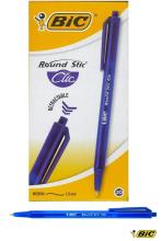 Długopis Round Stic Clic niebieski (20szt) BIC