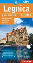 Plan miasta Legnica +3 1:15 000 DEMART