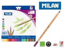 Kredki ołówkowe metalizowane 24 kolory MILAN