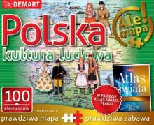 Puzzle: Polska-kultura ludowa+atlas