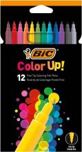 Flamastry Color UP 12 kolorów BIC