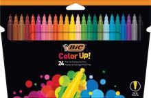 Flamastry Color UP 24 kolory BIC