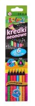 Kredki Premium Kolori neonowe 6 kolorów PENMATE