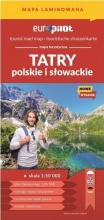 Mapa tur. - Tatry polskie i słowackie laminat