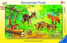 Puzzle 15 Leśne zwierzęta