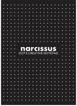 Blok A4/80K Narcisuss kropki czarny (6szt)