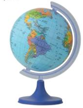 Globus polityczny 25 cm