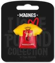 Magnes I love Poland Warszawa ILP-MAG-B-WAR-16
