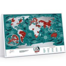 Mapa zdrapka - Travel Map Marine World