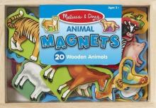 Drewniane magnesy Zwierzęta