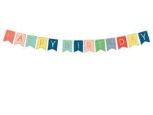 Girlanda Happy Birthday 15x175cm