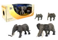 Świat zwierząt safari - rodzina słoni