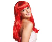 Peruka chique falowane czerwone włosy