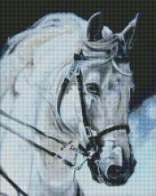 Diamentowa mozaika - Dumny koń 40x50cm