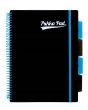 Project Book Neon Black B5/200K kratka niebieski