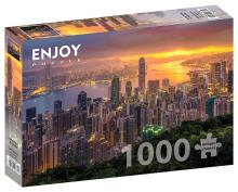 Puzzle 1000 Wschód słońca w Hongkongu/Chiny