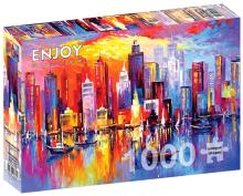 Puzzle 1000 Wieczór w Nowym Jorku/USA