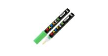 Marker akrylowy 1-2mm zielony neon (6szt) M&G