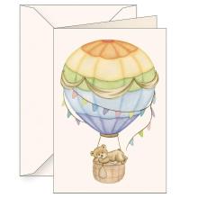 Karnet B6 + koperta 6137 Pluszowy miś balon