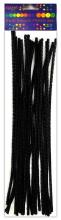 Druciki kreatywne czarne 30cm 25szt