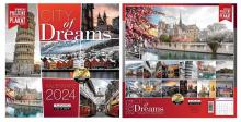 Kalendarz 2024 ścienny Classic City of Dreams