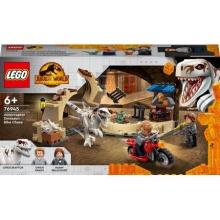 Lego JURRASIC WORLD (4szt) Atrociraptor pościg