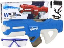 Pistolet duży na wodę niebieski 750ml + okulary