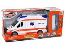 Ambulans z noszami otwierane drzwi