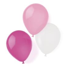Balony lateksowe hot pink 25,4cm/10 8szt.