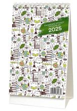Kalendarz 2025 biurkowy stojący