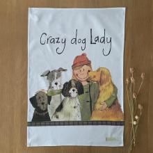 Ręcznik kuchenny TT39 Crazy Dog Lady Psiara